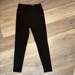 Classic Black High-Waist FLEECE Lined Leggings